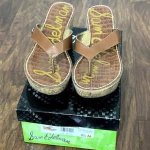 GC Sam Edelman Romy Wedge Thong Sandal